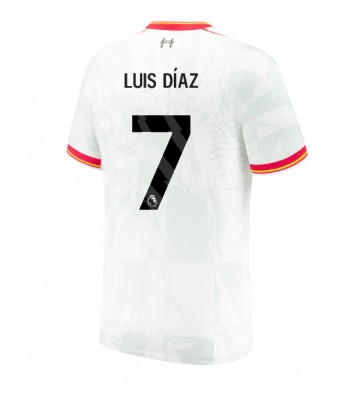 Liverpool Luis Diaz #7 Tercera Equipación 2024-25 Manga Corta